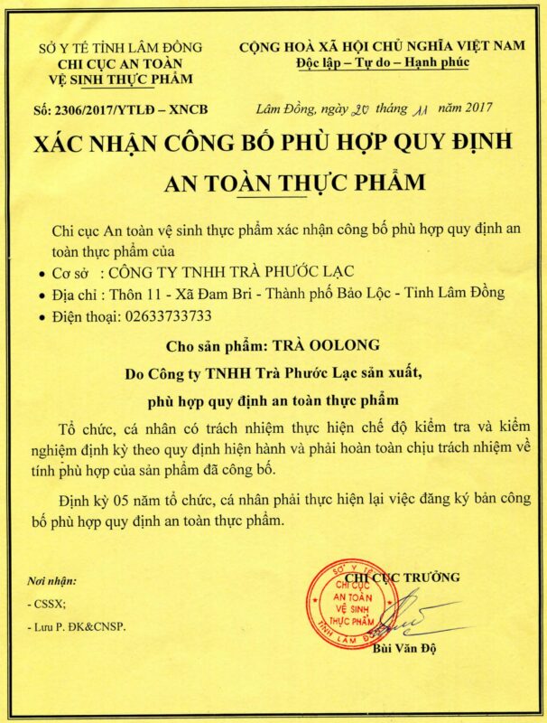 VSANTTP Tra Phuoc Lac