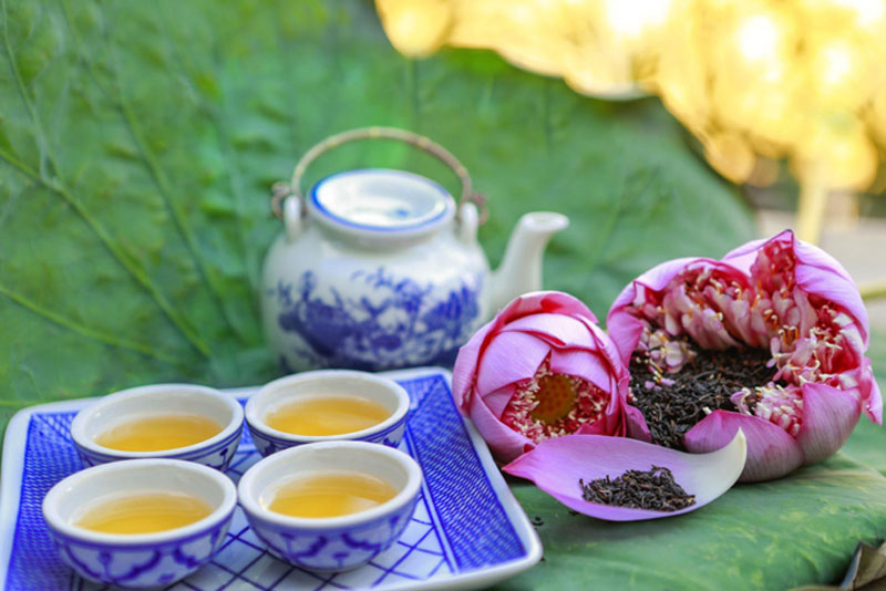 Trà sen hồ tây - loại trà ngon