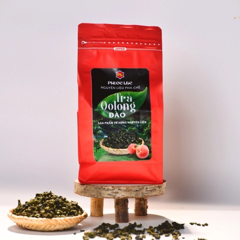 Nguyên liệu pha chế Trà Oolong Đào (Gói 500g)